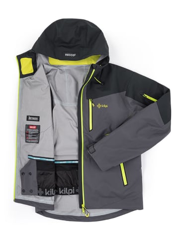 Kilpi Ski-/snowboardjas "Metrix" antraciet/zwart/geel