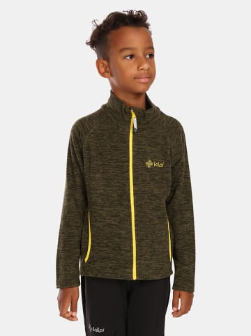 Kilpi Fleecejacke "Alacant" in Oliv/ Gelb