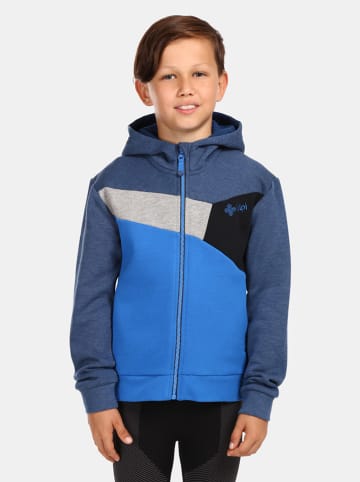 Kilpi Sweatjacke "Preda" in Blau/ Dunkelblau/ Grau