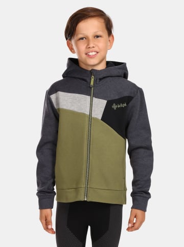 Kilpi Sweatvest "Preda" kaki/antraciet