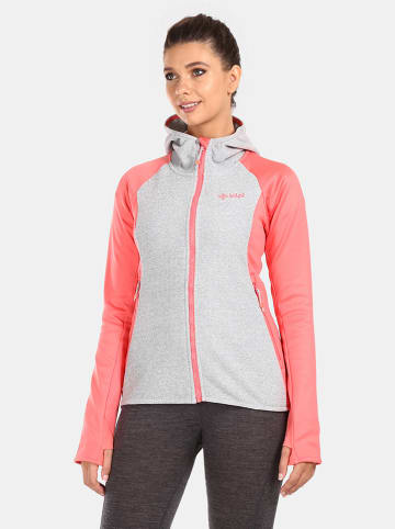 Kilpi Fleecejacke "Versam" in Pink/ Grau