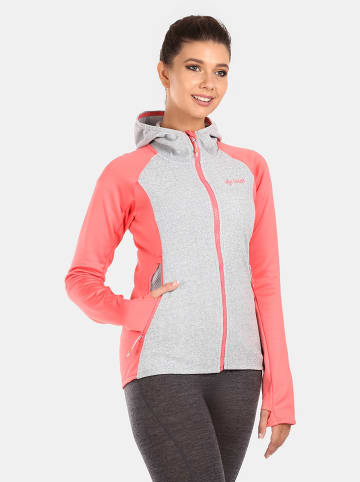 Kilpi Fleecejacke "Versam" in Pink/ Grau