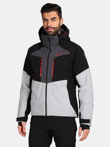 Kilpi Ski-/ Snowboardjacke "Taxido" in Schwarz/ Weiß/ Anthrazit