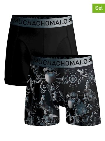Muchachomalo 2er-Set: Boxershorts in Schwarz