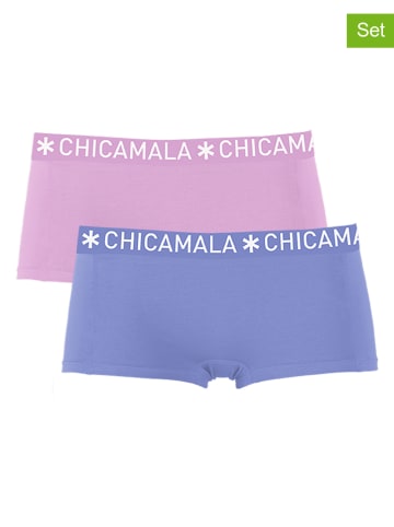 Muchachomalo 2-delige set: boxershorts lichtroze/paars