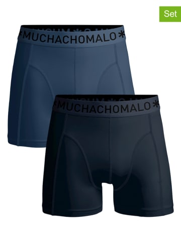 Muchachomalo 2 delige set boxershorts donkerblauw goedkoop kopen limango