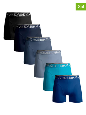 Muchachomalo 6-delige set: boxershorts zwart/grijs/blauw