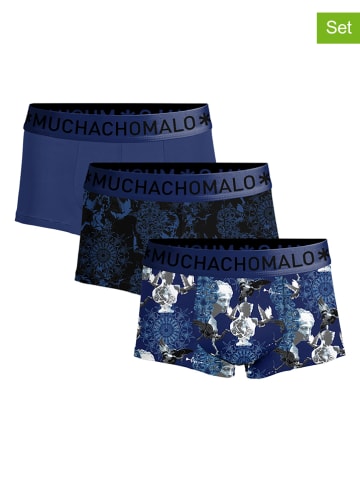 Muchachomalo 3-delige set: boxershorts donkerblauw