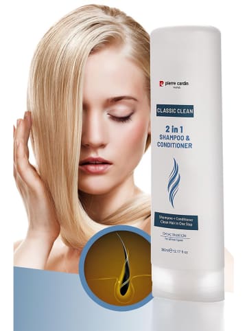 Pierre Cardin Szampon 2w1 "Classic Clean" - 360 ml