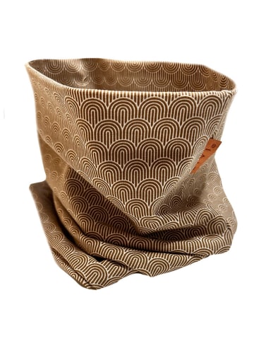 LiVi Loop-Schal "Rainbow" in Camel - (L)50 x (B)24 cm