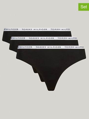 Tommy Hilfiger 3-delige set: strings zwart