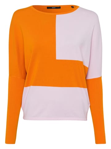 Zero Pullover in Orange/ Rosa