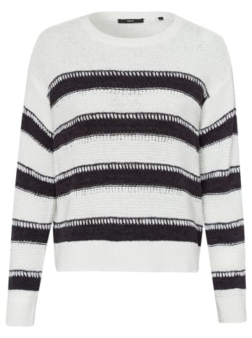 Zero Sweter w kolorze biało-czarnym