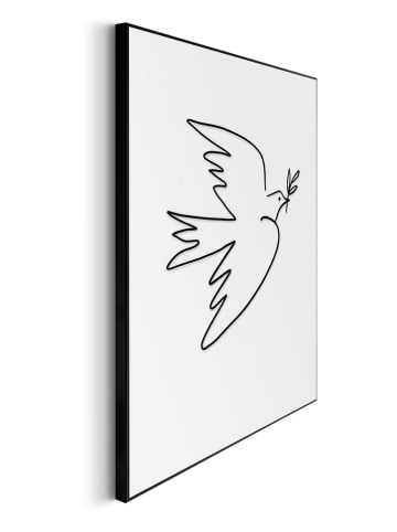 Orangewallz Druk artystyczny "Dove of Peace" w ramce - 40 x 50 cm