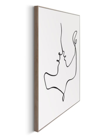 Orangewallz Gerahmter Kunstdruck "Love Couple" - (B)40 x (H)50 cm