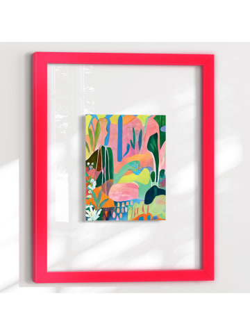Orangewallz Ingelijste kunstdruk "Garden of Eden" - (B)30 x (H)40 cm