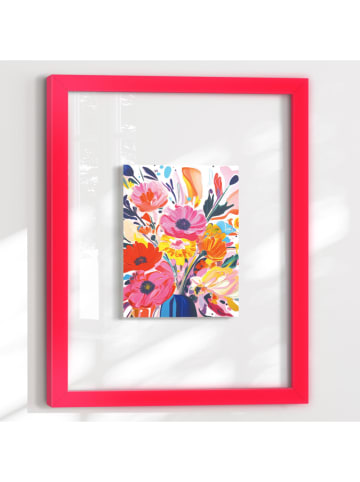 Orangewallz Gerahmter Kunstdruck "Spring Flower Vase" - (B)30 x (H)40 cm