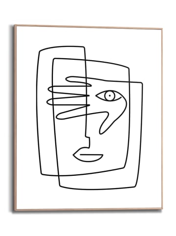 Orangewallz Ingelijste kunstdruk "Picasso Style Figure" - (B)40 x (H)50 cm