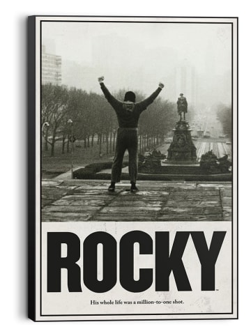 Orangewallz Gerahmter Kunstdruck "Rocky - Rocky Balboa" - (B)60 x (H)90 cm
