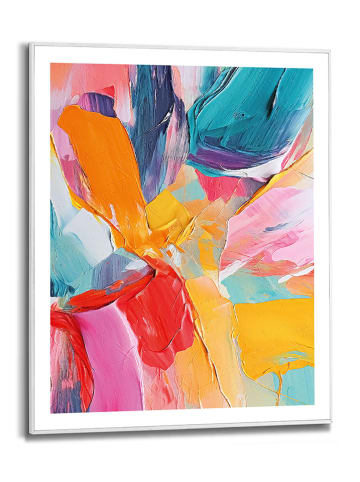 Orangewallz Druk artystyczny "Painted Colours" w ramce - 50 x 70 cm