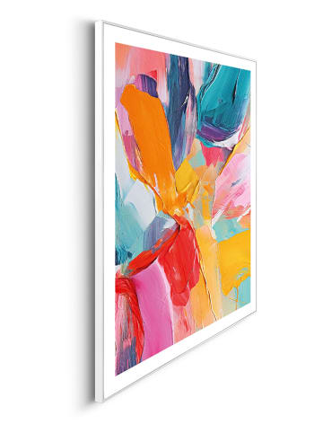 Orangewallz Ingelijste kunstdruk "Painted Colours" - (B)50 x (H)70 cm