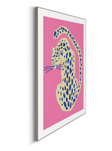 Orangewallz Gerahmter Kunstdruck "Pink Panther" - (B)40 x (H)50 cm