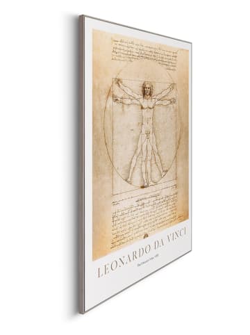 Orangewallz Druk artystyczny "Da Vinci" w ramce - 50 x 70 cm