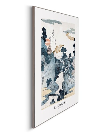 Orangewallz Druk artystyczny "Japanese Mountains" w ramce