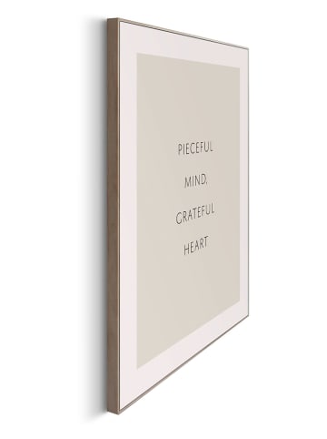 Orangewallz Druk artystyczny "Peaceful Mind" w ramce - 40 x 50 cm