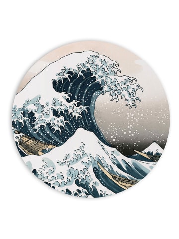 Orangewallz Druk artystyczny "Hokusai - The great wave" w ramce