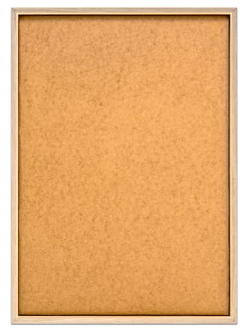 Orangewallz Gerahmter Kunstdruck "Grasses on Beach" in Beige - (B)50 x (H)70 cm