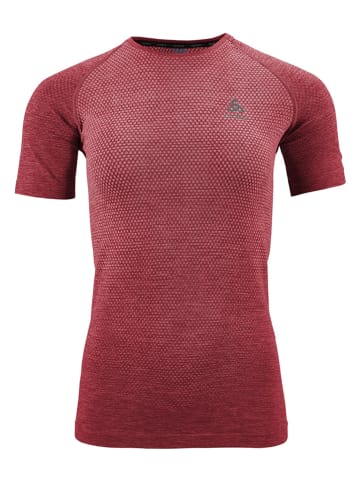 Odlo Koszulka "Infinity" w kolorze czerwonym do biegania