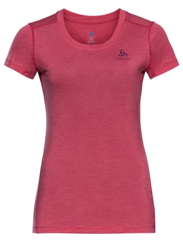 Odlo Koszulka sportowa "Merino130" w kolorze różowym