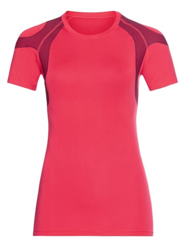 Odlo Koszulka "Active Spine" w kolorze czerwonym do biegania