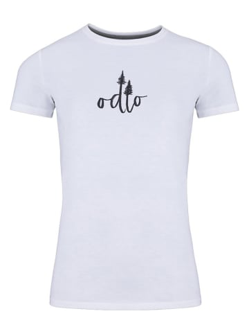 Odlo Funktionsshirt "Kumano Trees" in Weiß