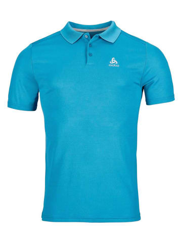 Odlo Funkcyjna koszulka polo "Cardada" w kolorze niebieskim