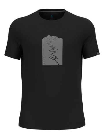 Odlo Koszulka funkcyjna "Nikko" w kolorze czarnym