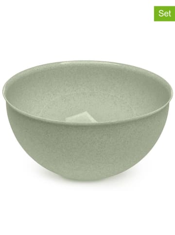 koziol 2-delige set: kommen "Palsby L" groen - 5 l