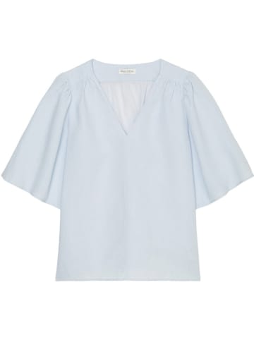 Marc O´Polo Linnen blouse lichtblauw