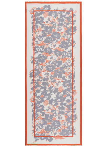 Marc O'Polo Schal in Blau/ Rot/ Creme - (L)184 x (B)72 cm