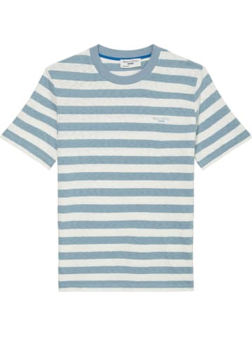 Marc O'Polo DENIM Koszulka w kolorze niebiesko-kremowym