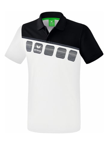 erima Trainingspoloshirt "5-C" zwart/wit
