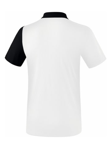 erima Trainingspoloshirt "5-C" in Weiß/ Schwarz