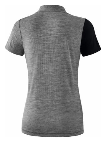 erima Koszulka polo sportowa "5-C" w kolorze czarno-szarym