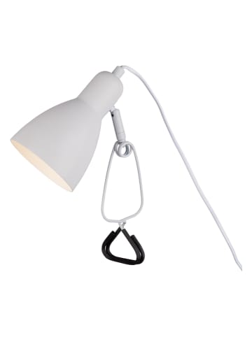 näve Klemmtischleuchte "Mara" in Weiß - (B)17 x (H)28 x (T)10,5 cm