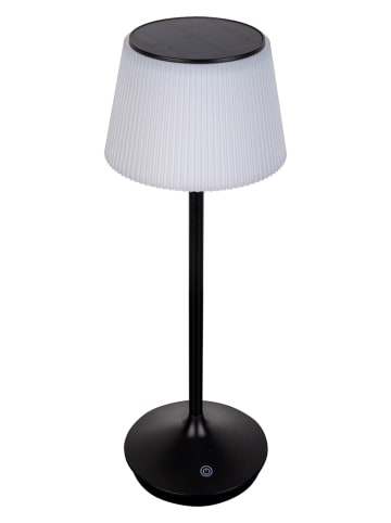 näve Solarna lampa stołowa w kolorze czarno-białym - wys. 38 x Ø 13 cm