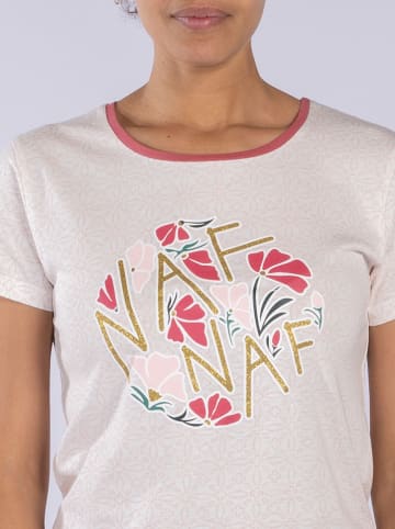 Naf Naf Pyjama in Creme/ Altrosa