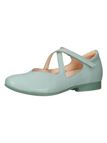 Think! Leder-Ballerinas in Mint