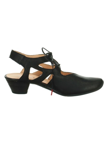 Think! Leren pumps zwart
