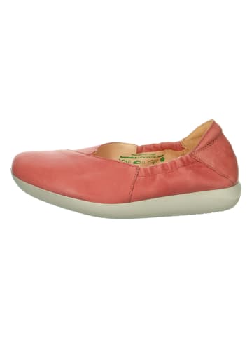 Think! Leder-Ballerinas in Rosa